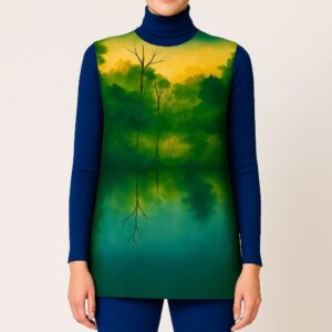 Peacock Meadow Kurti Sleeveless