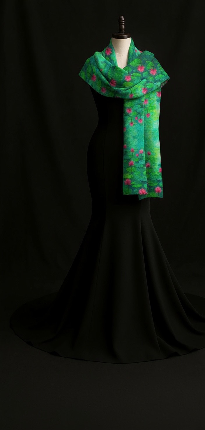 Lotus Pond Scarf - Image 2