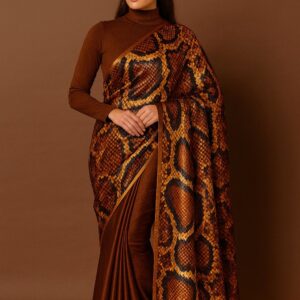 Serpent Luxe Saree