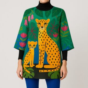 Savanna Cheetah Kurti