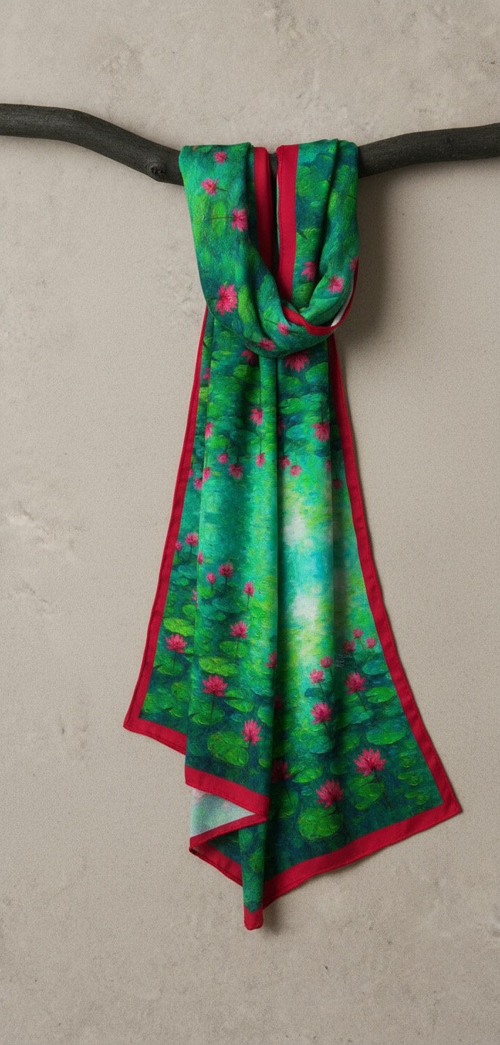 Lotus Pond Scarf - Image 4