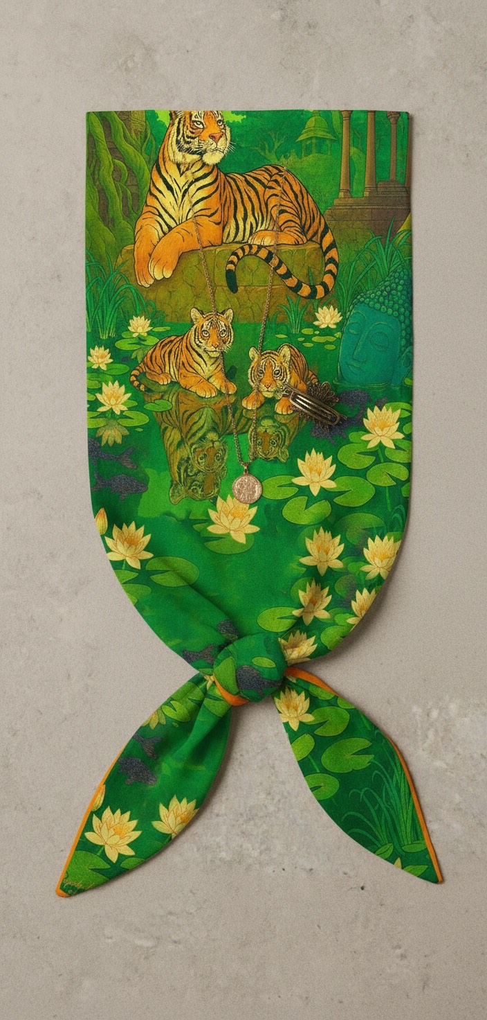 Lotus Guardians Scarf - Image 2