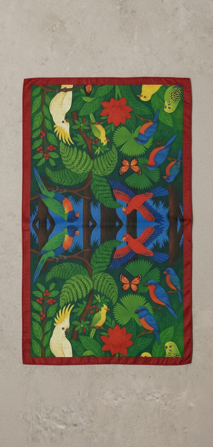 Birdsong in Bloom Scarf - Image 5