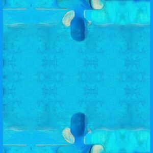 Floating Azure Scarf