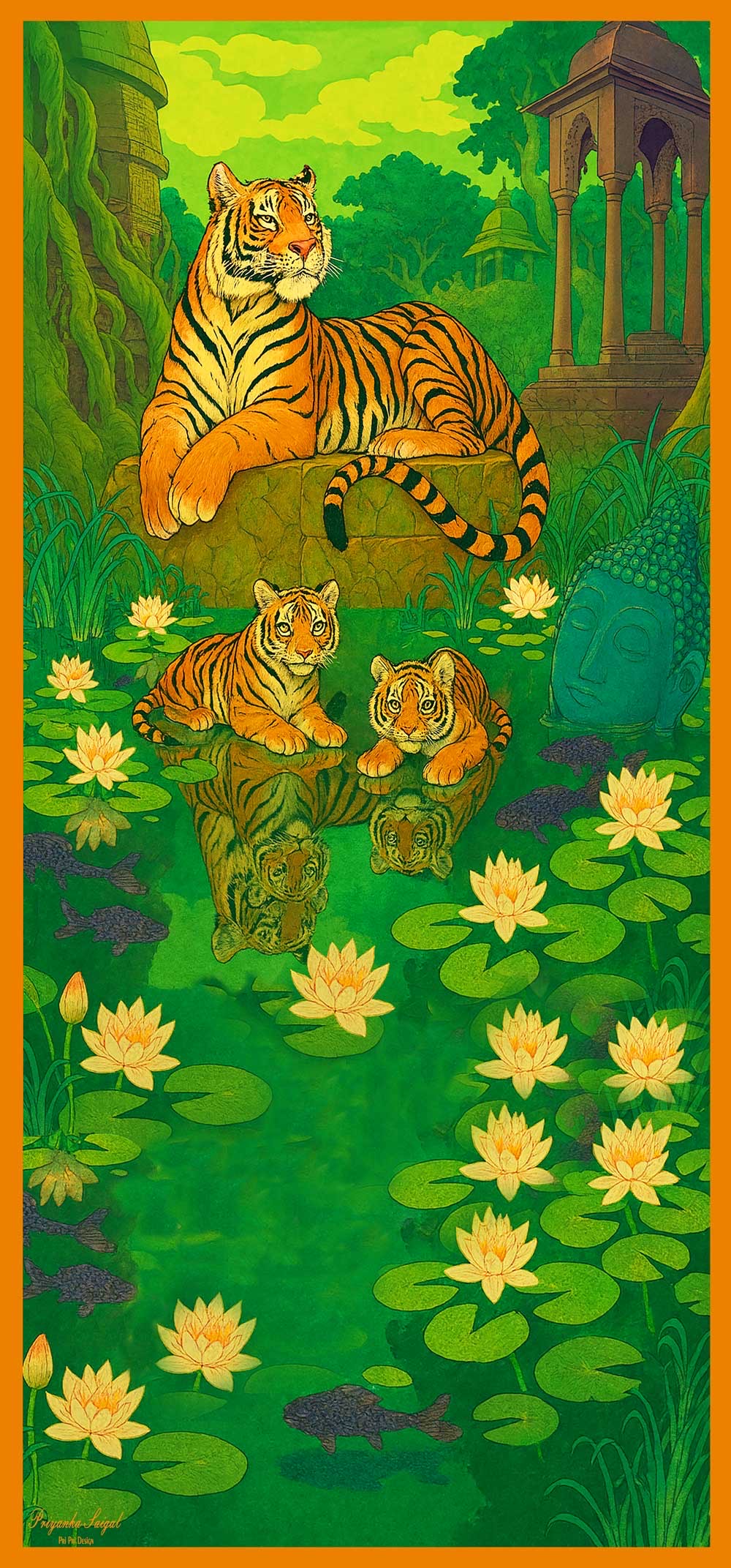 Lotus Guardians Scarf