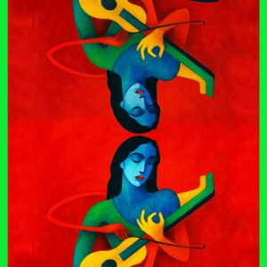 Rhapsody in Red Scarf