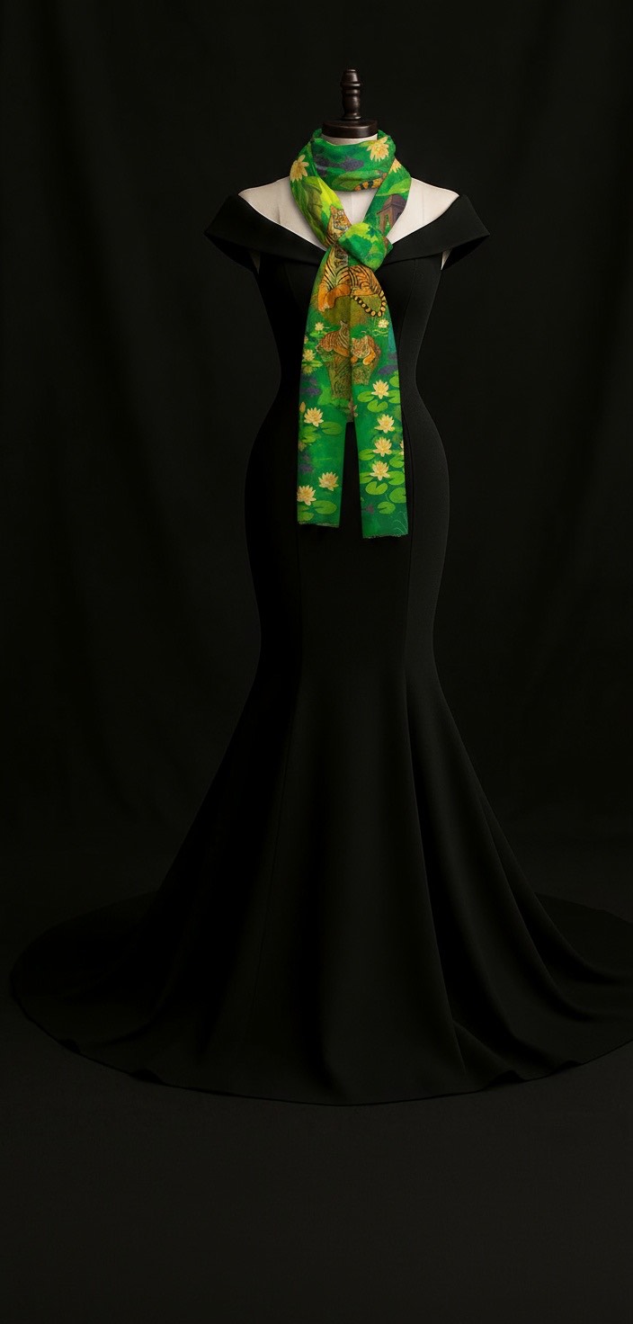 Lotus Guardians Scarf - Image 3