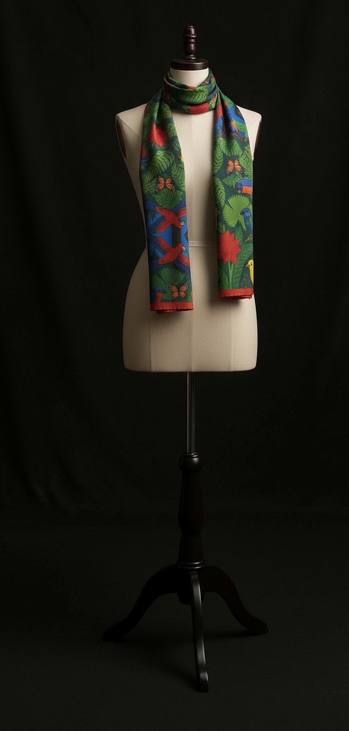 Birdsong in Bloom Scarf - Image 6