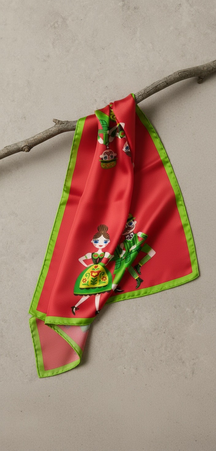 Folk Dance Reverie Scarf - Image 4