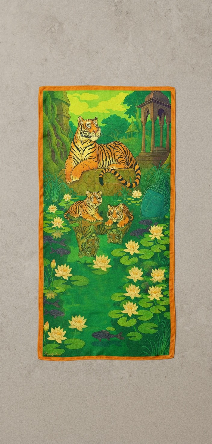 Lotus Guardians Scarf - Image 5