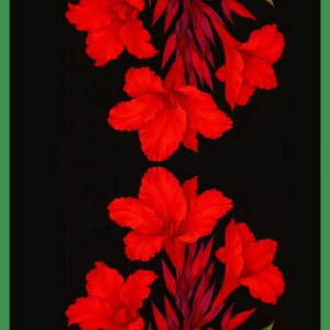 Crimson Cascade Scarf