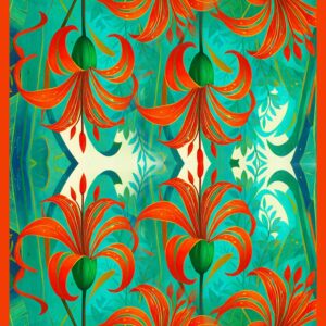 Tangerine Whispers Scarf