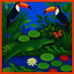 Tropical Harmony Acapulco Scarf