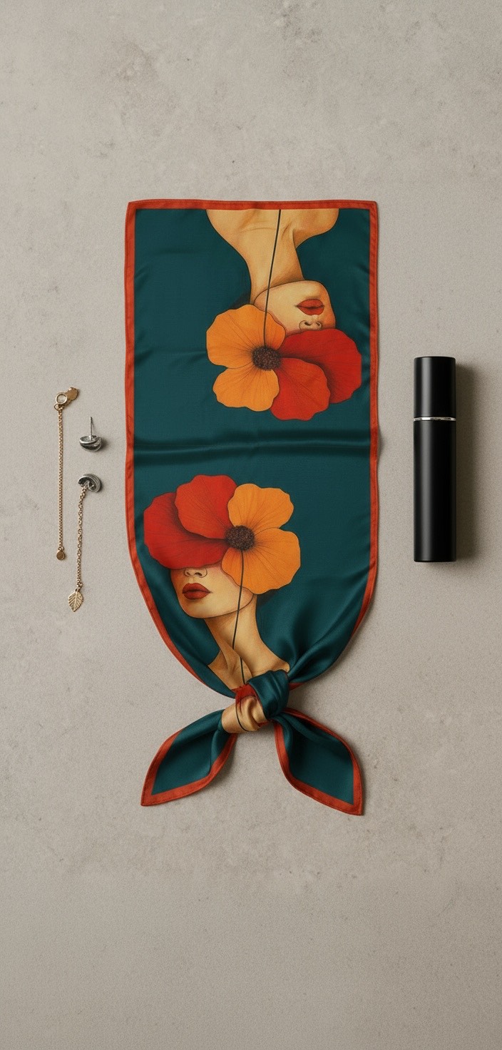 Mandarin Adventure Scarf - Image 3