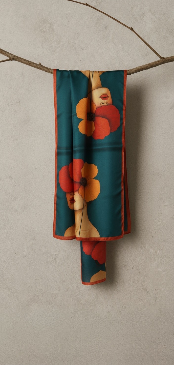 Mandarin Adventure Scarf - Image 2
